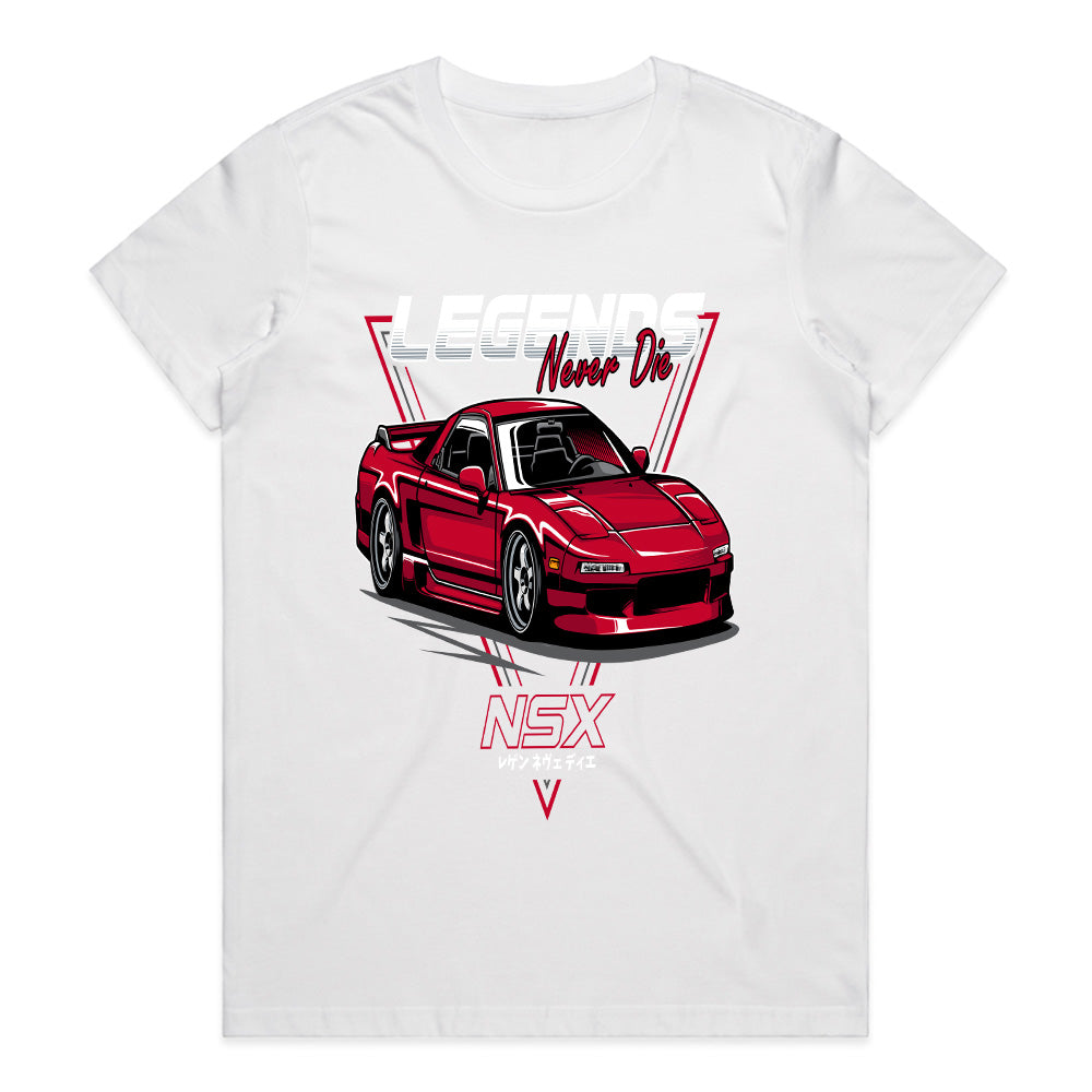NSX Legends Never Die T-Shirt – Timeless JDM Performance Icon