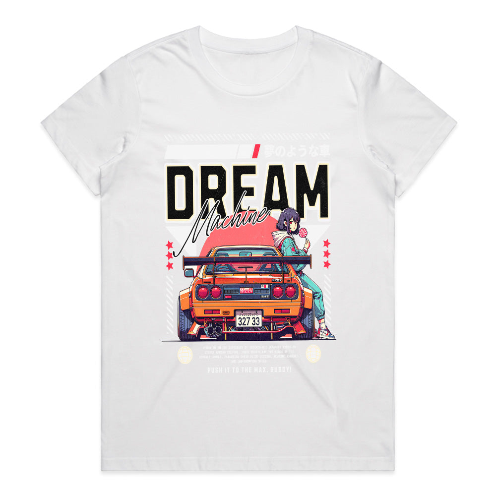 Dream Machine: Retro Racer Streetwear Tee