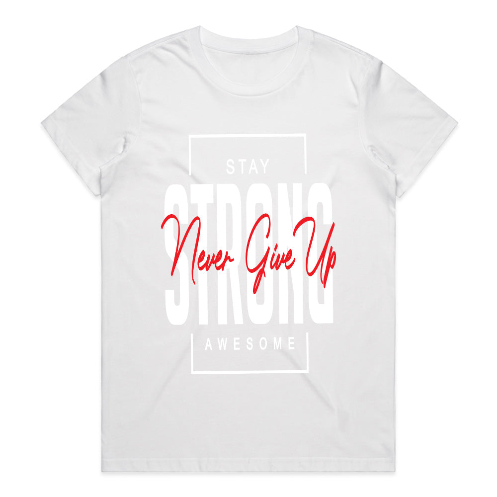 Relentless Resolve: Stay Strong Motivational Tee