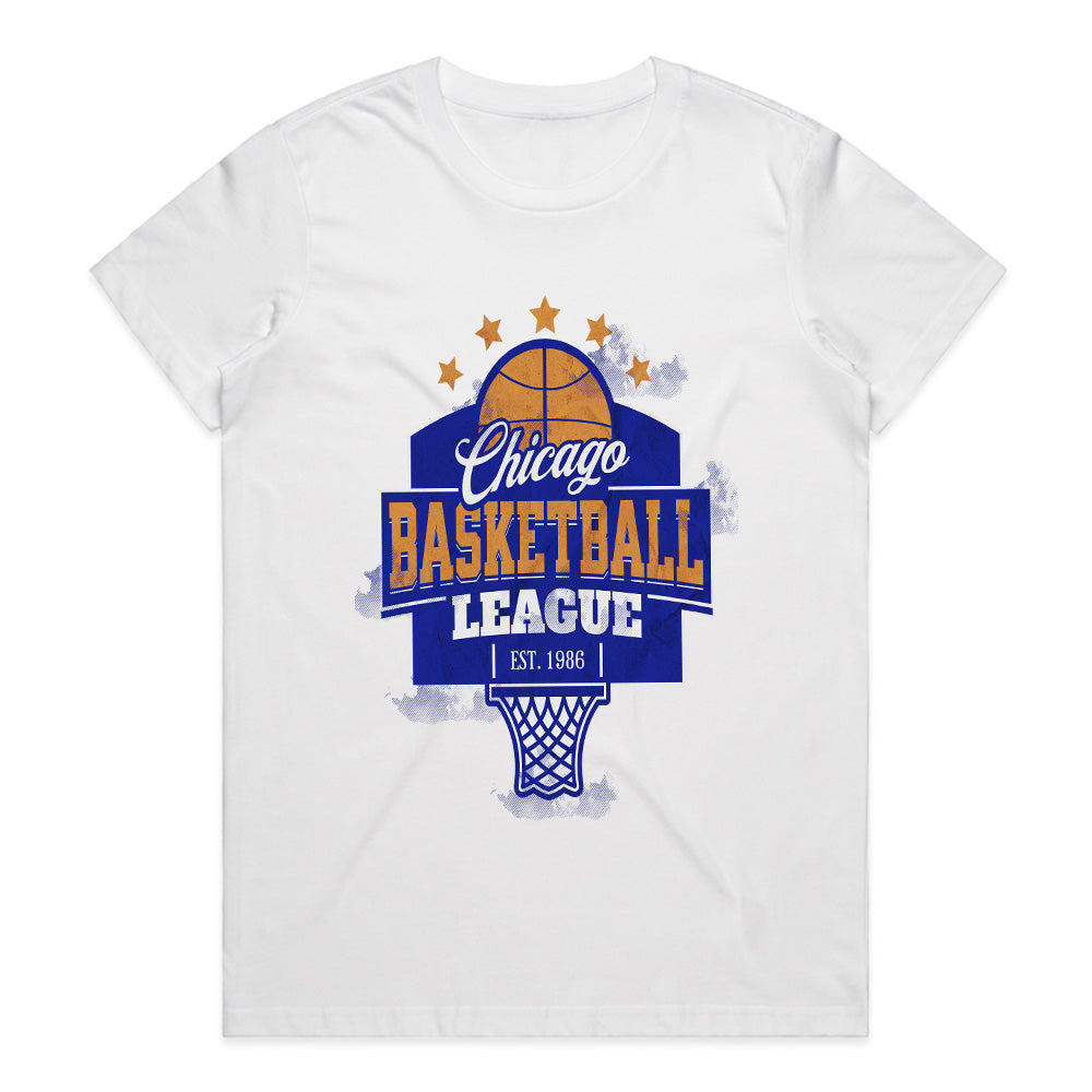 Windy City Hoops: Chicago Basketball League Tee
