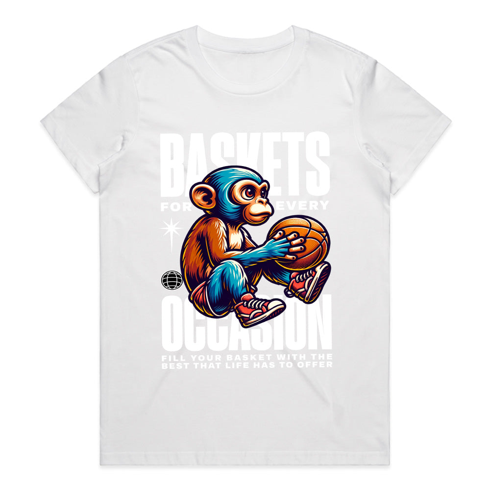 Monkey Hoops: Baskets for Every Occasion Tee