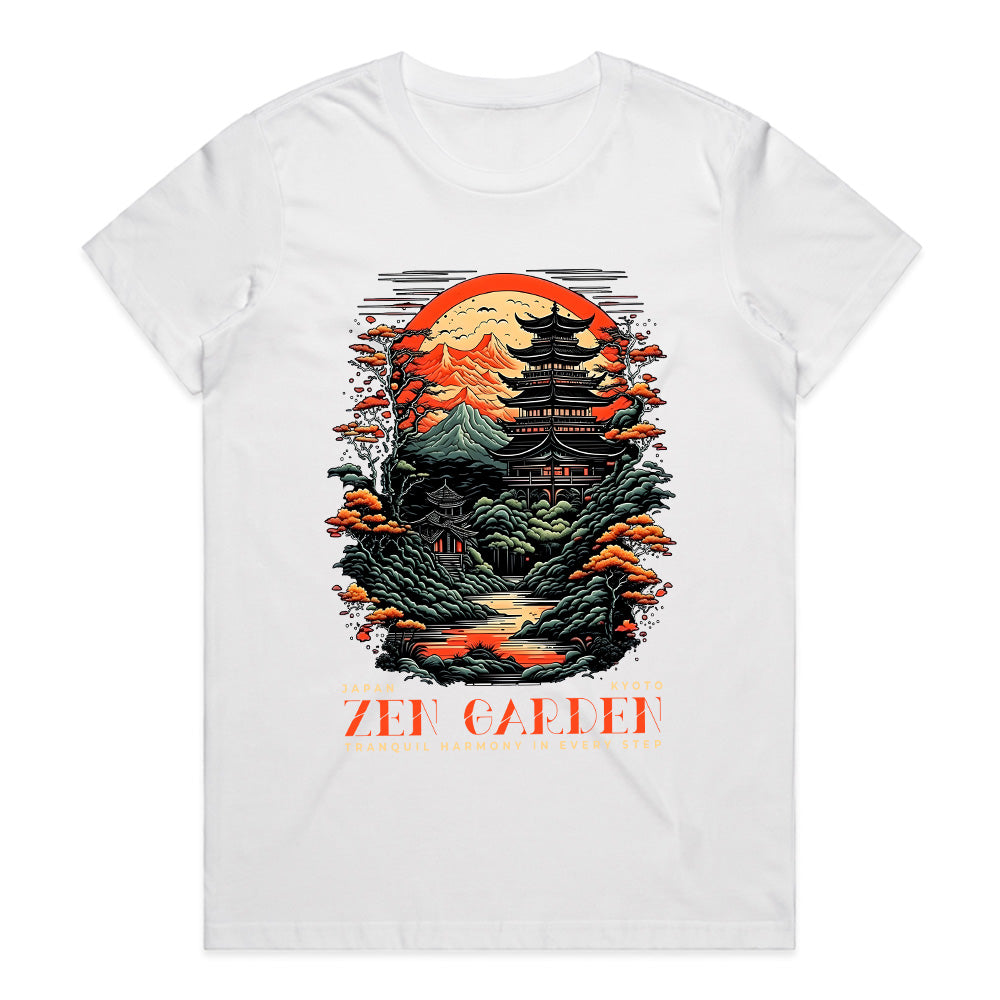 Kyoto Serenity: Tranquil Zen Garden Tee