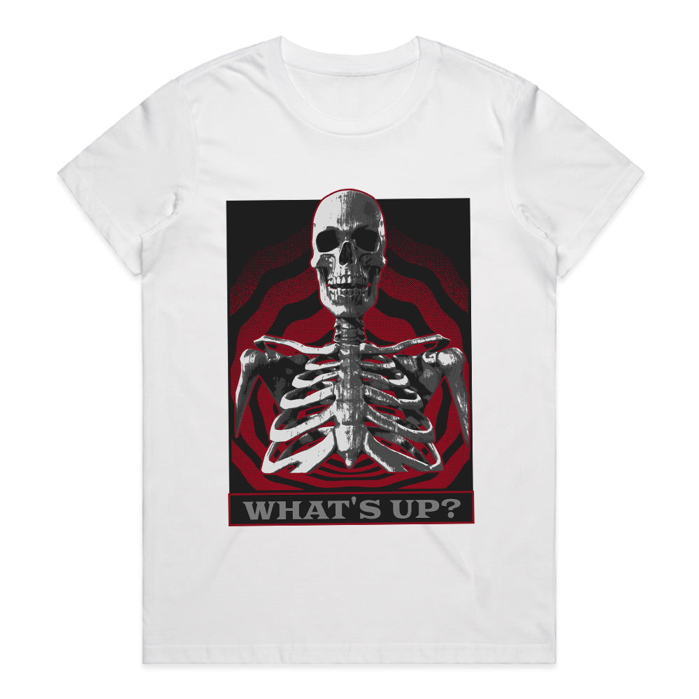 Bone Chill: What’s Up Skeleton Tee