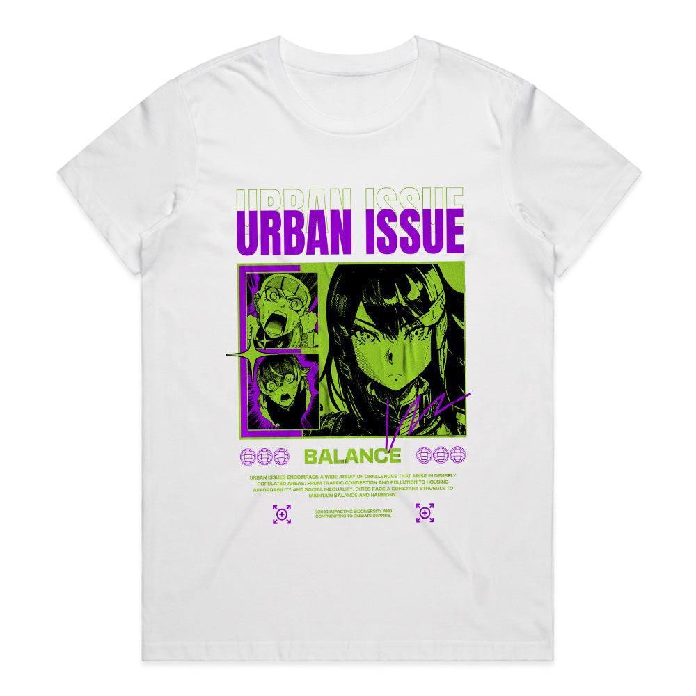 Urban Issue: Neon Anime Balance Tee