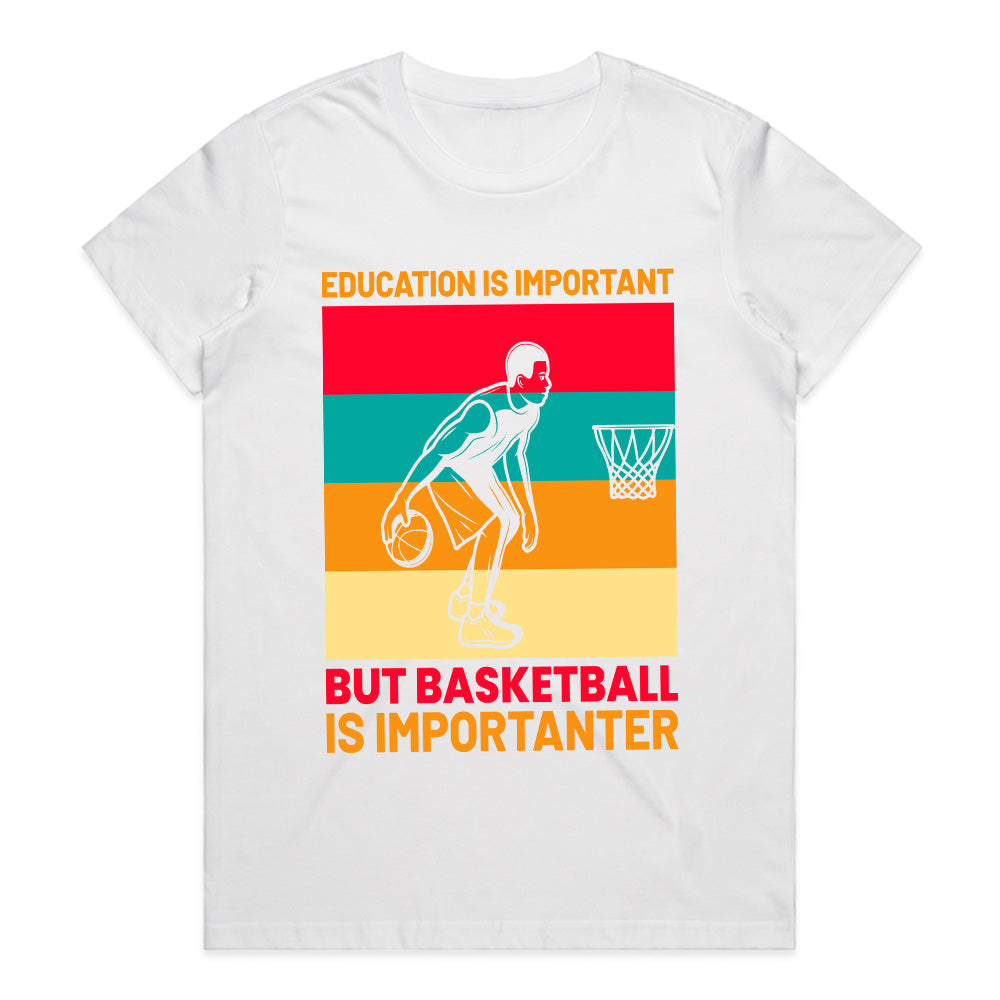 Importanter Hoops: Retro Basketball Priority Tee
