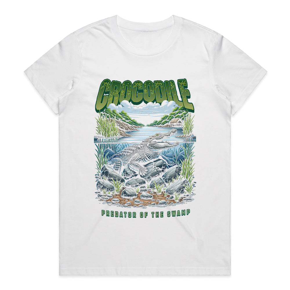 Swamp King: Crocodile Predator Tee