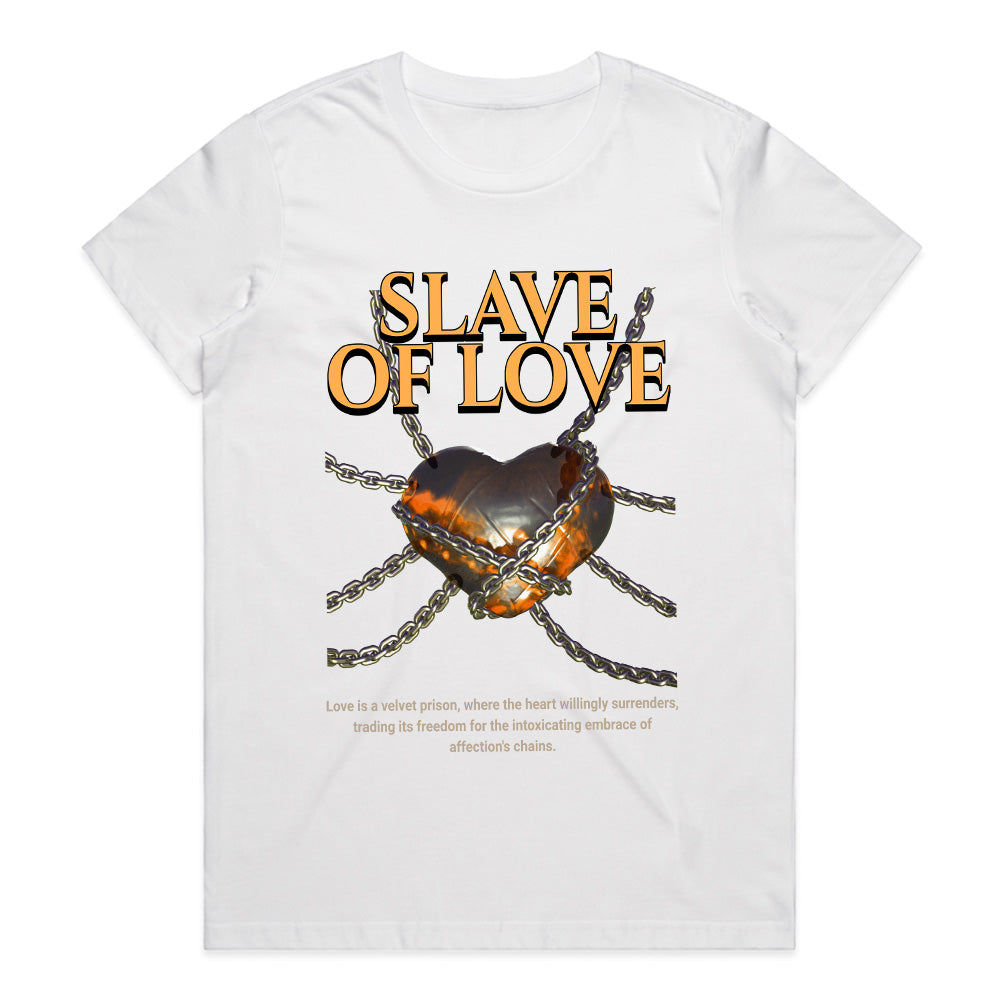 Slave of Love: Chained Heart Tee