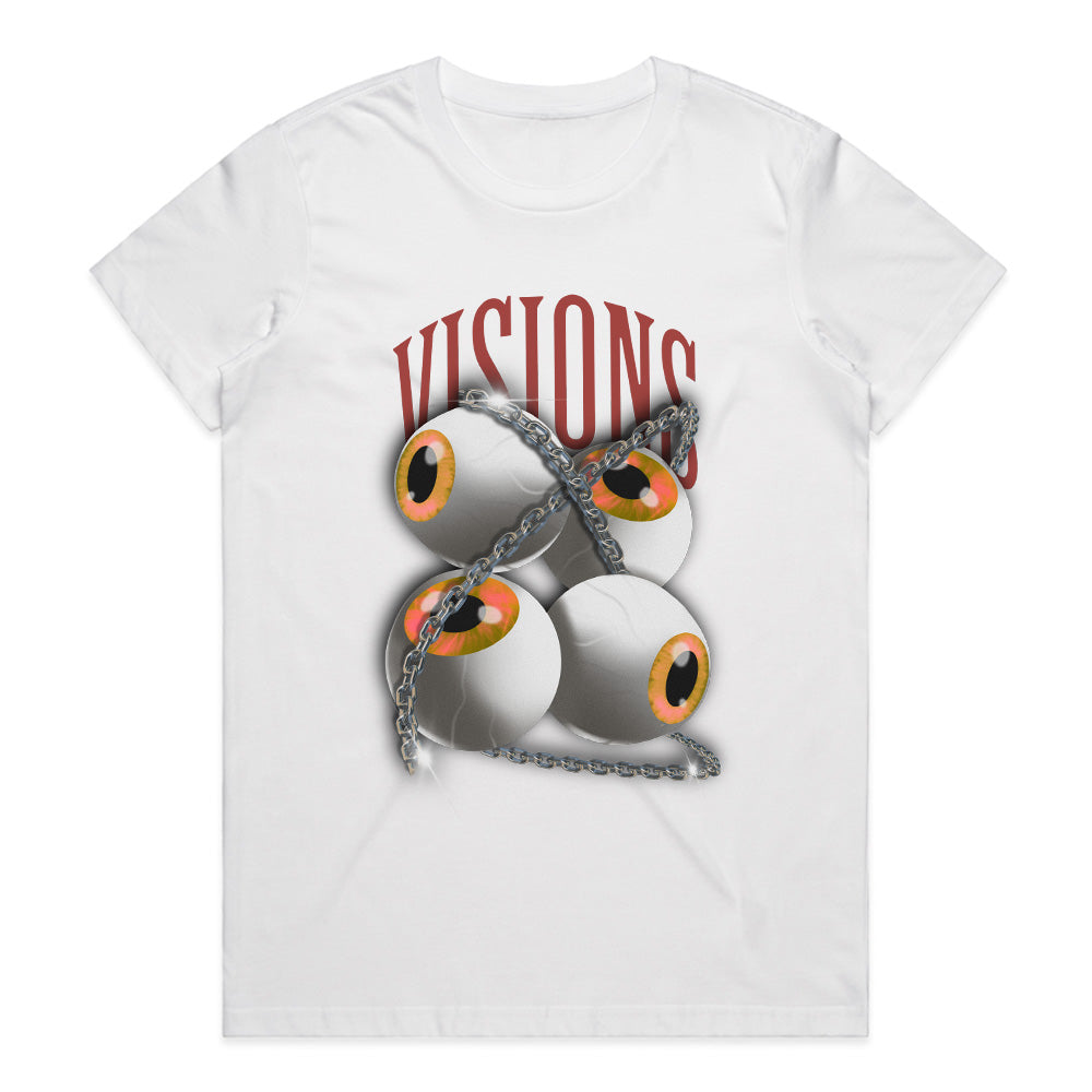 Chained Visions: Eyeball Matrix Tee