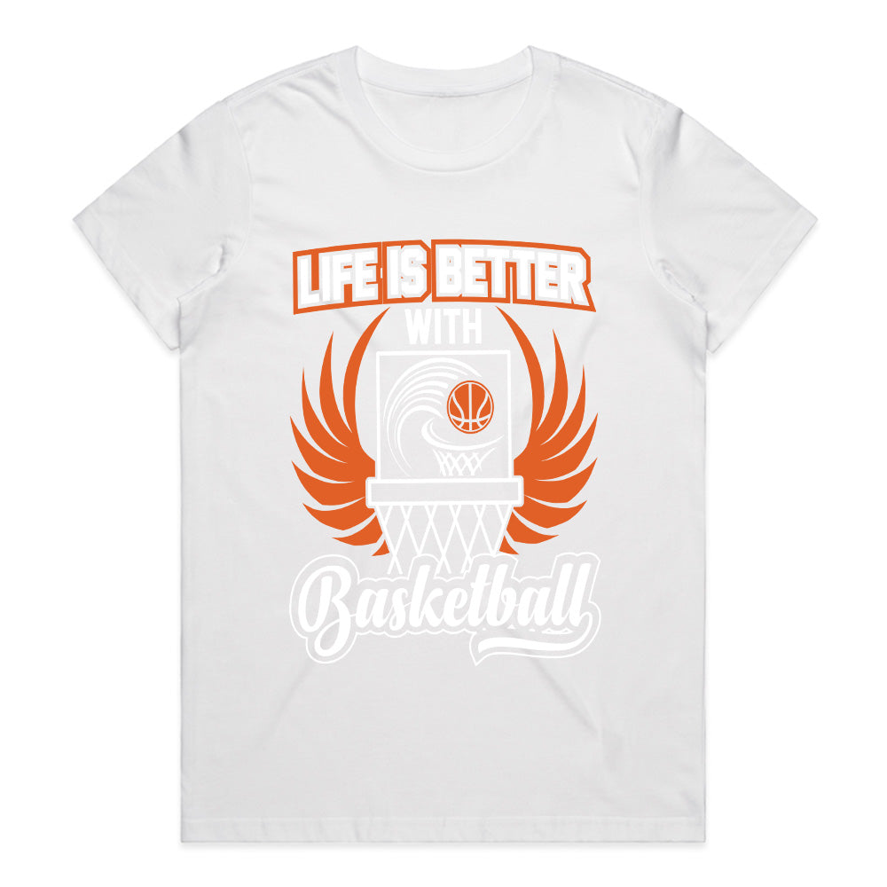 Full Court Bliss: Life Is Better with Basketball Tee