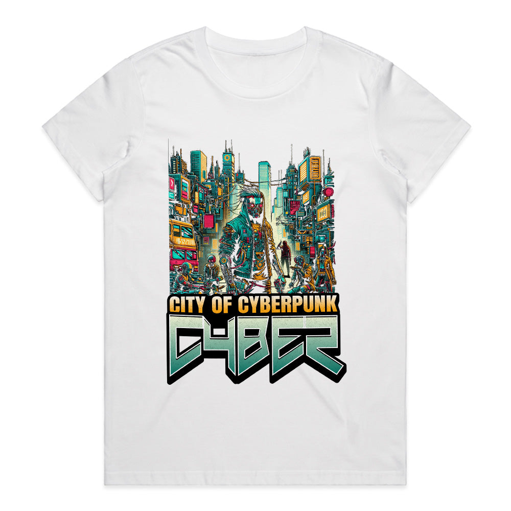 City of Cyberpunk: Neon Future Tee