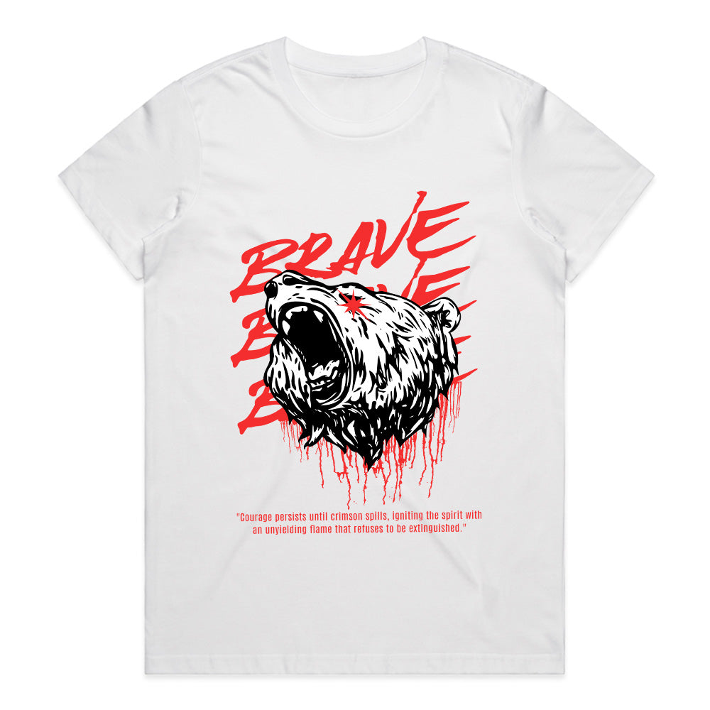 Brave Blood: Unyielding Spirit Bear Tee