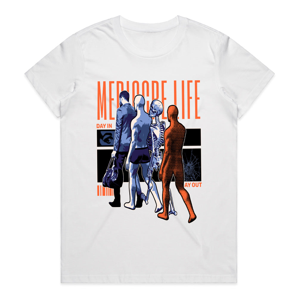 Existential Grind: Mediocre Life Statement Tee