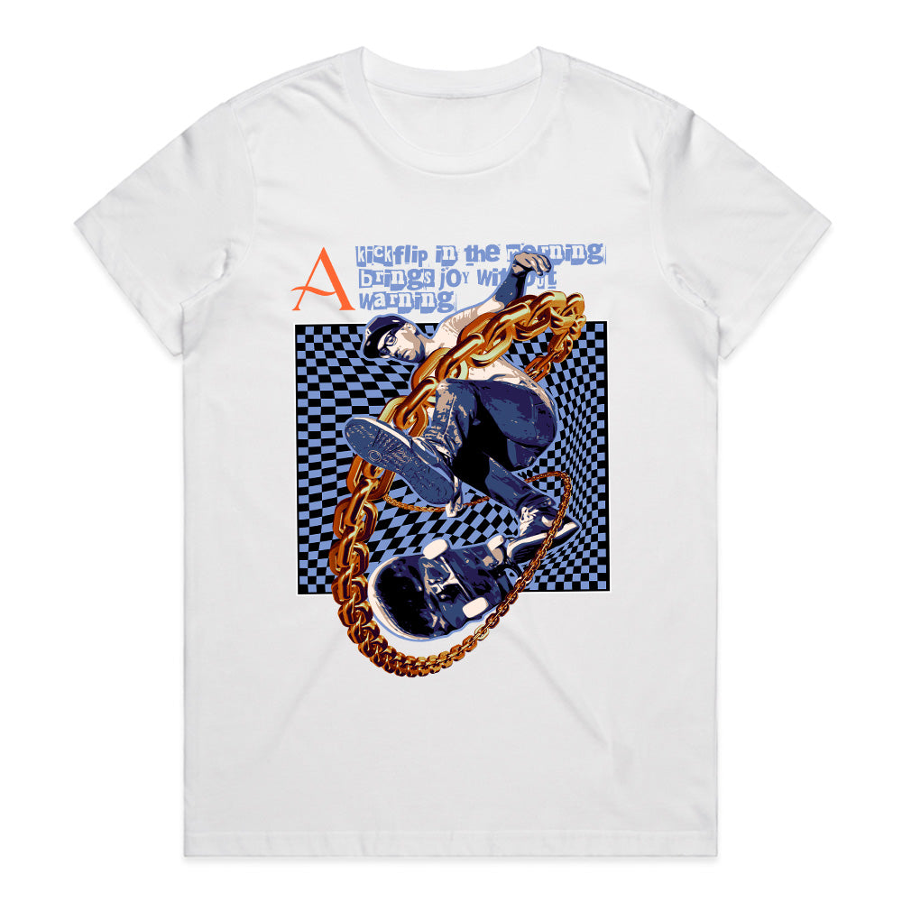 Chain Reaction: Morning Kickflip Vibes Tee