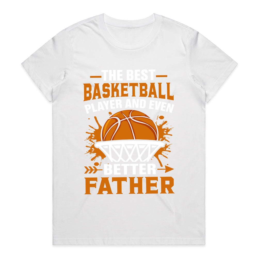 Hoops & Heart: Best Basketball Dad Tee