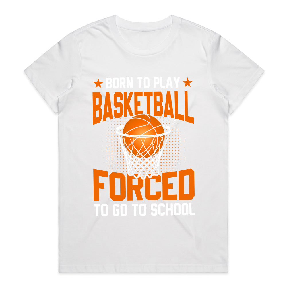Hoops First: Born to Play Basketball Tee