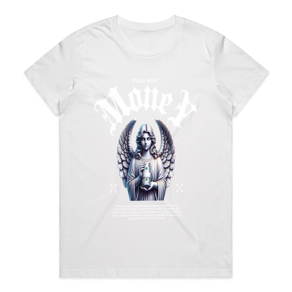 Heavenly Hustle: It’s All About Money Angel Tee
