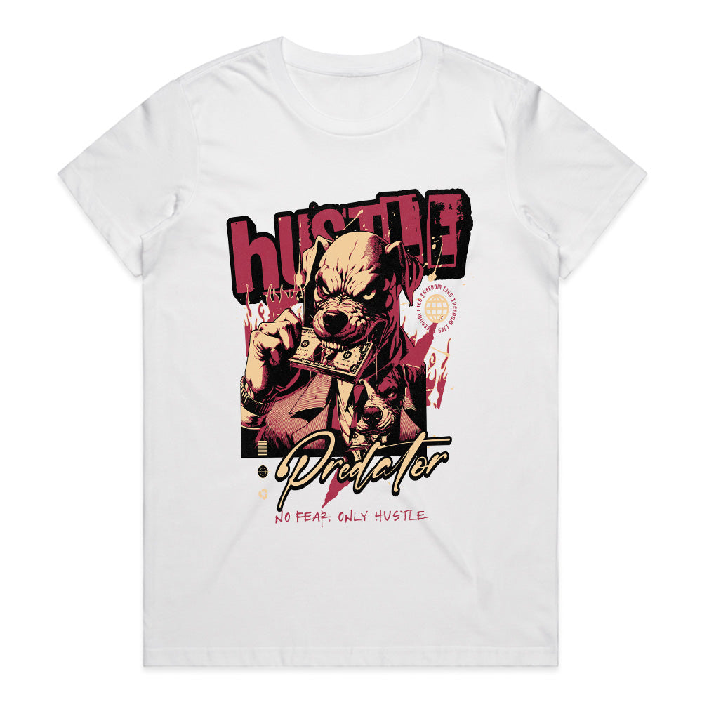 Hustle Predator: No Fear, Only Grind Tee