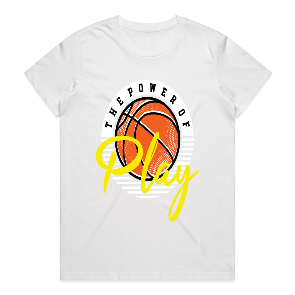 The Power of Play Hoops Tee
