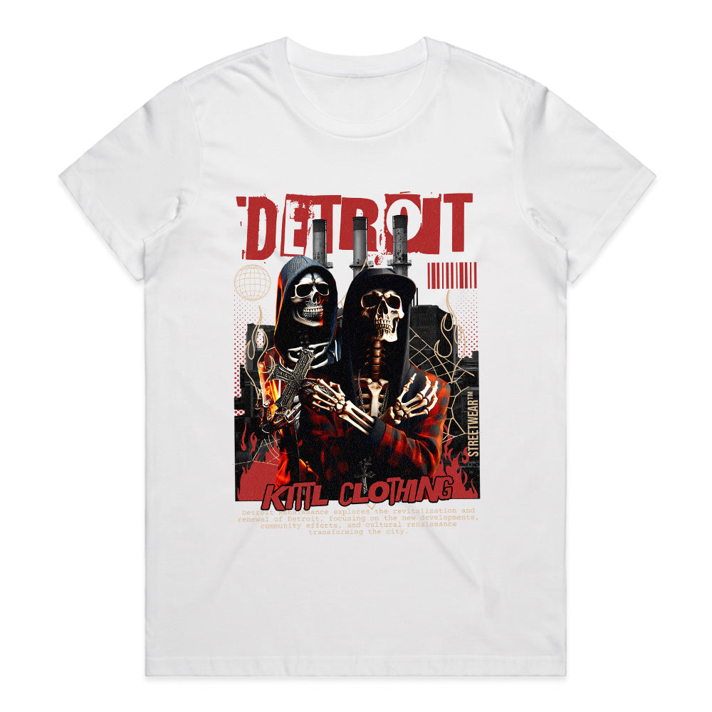 Detroit Rebirth Skeletons Tee