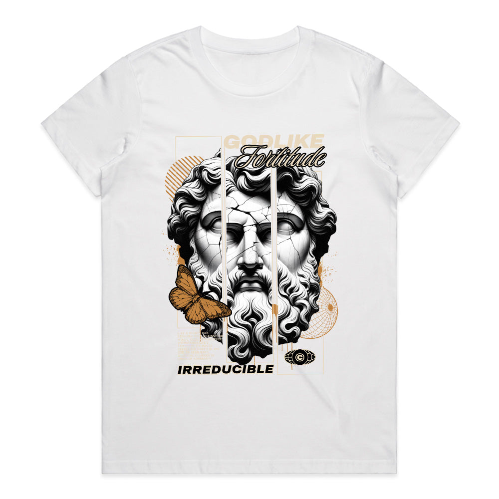 Eternal Resolve: Godlike Fortitude Irreducible Tee