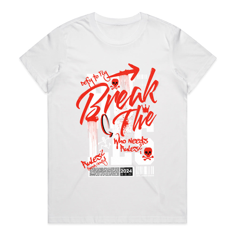 Anarchist Spirit: Break the Rules Graffiti Tee