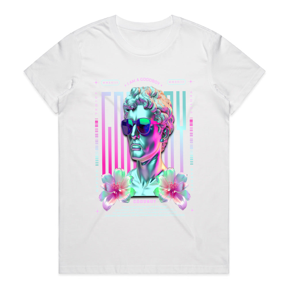 Vaporwave Virtuoso: Neon Goodboy Tee