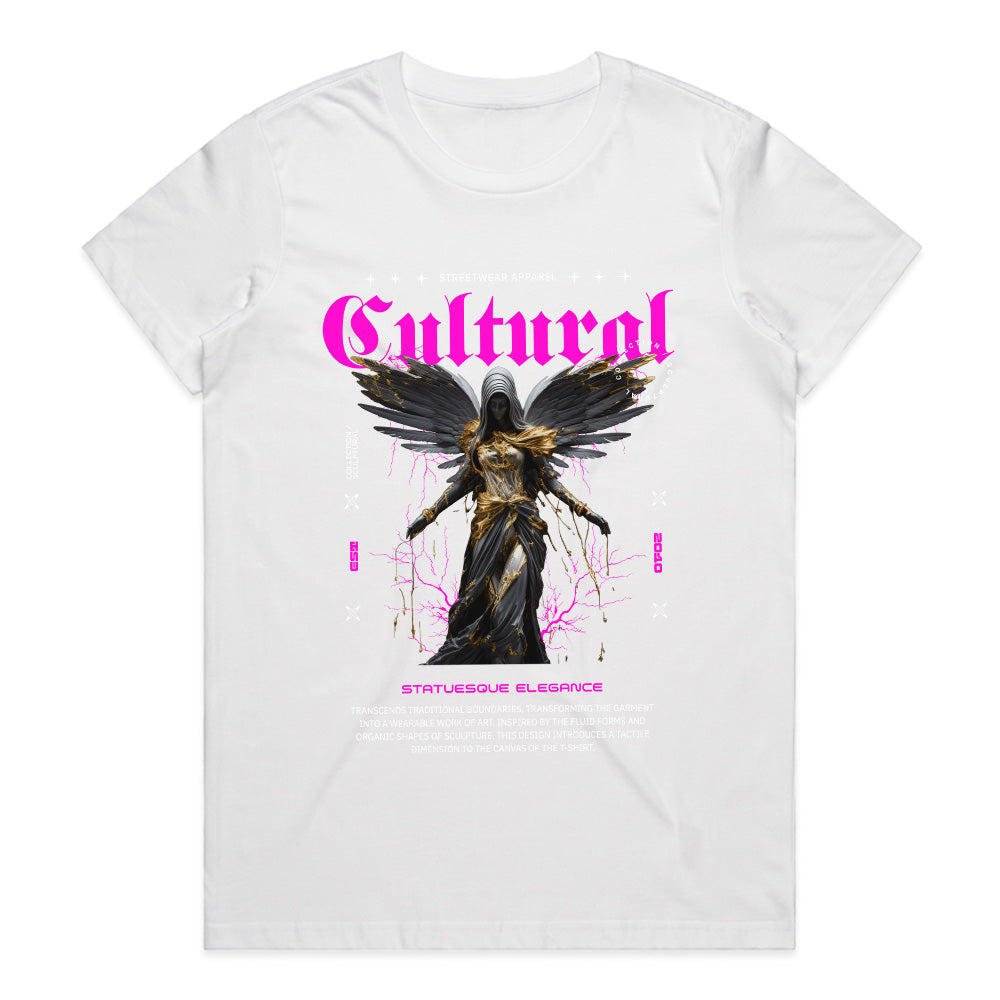 Cultural Rebirth: Gothic Angel Streetwear Tee