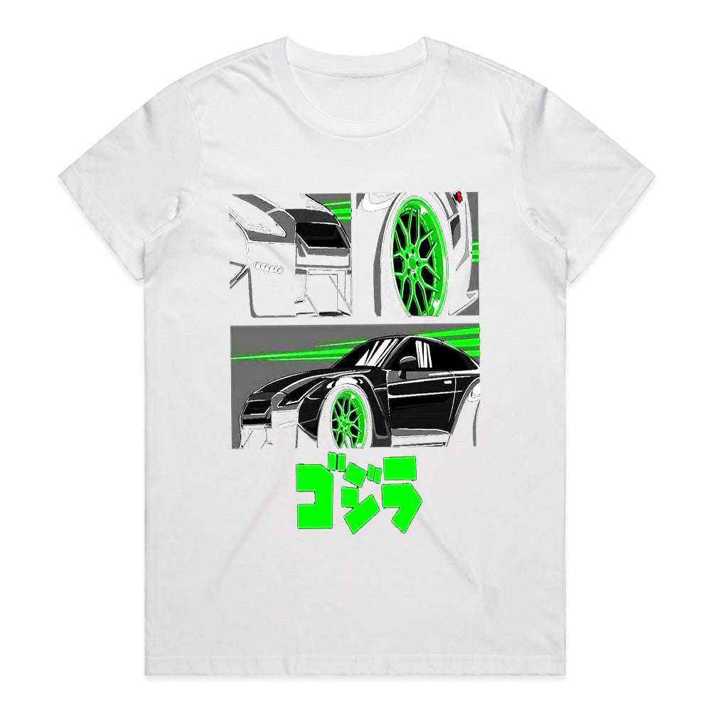 Godzilla GT-R Neon Drift Tee