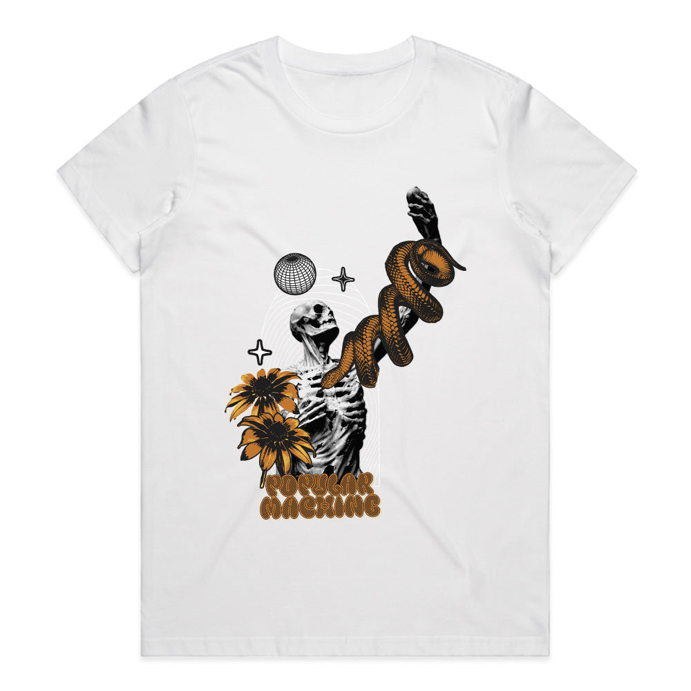 Eternal Groove: Skeleton & Serpent Retro Tee