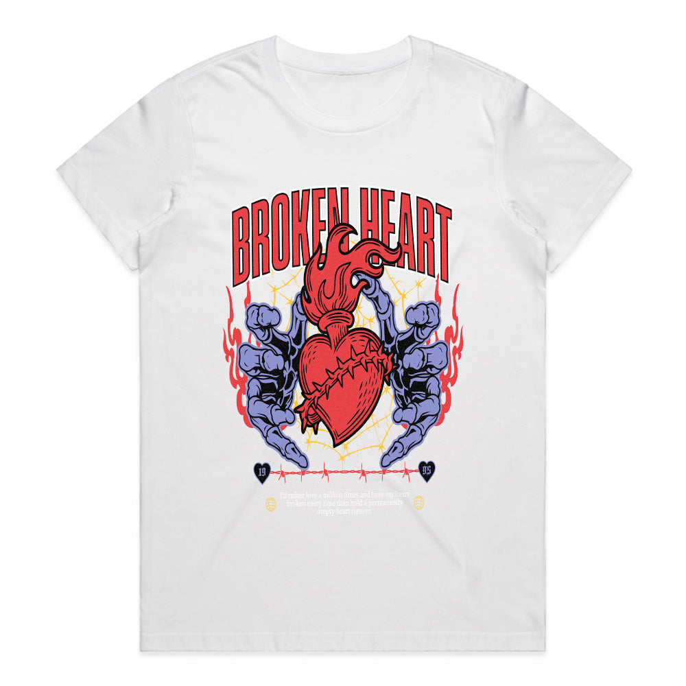 Infernal Love: Broken Heart Flame Tee