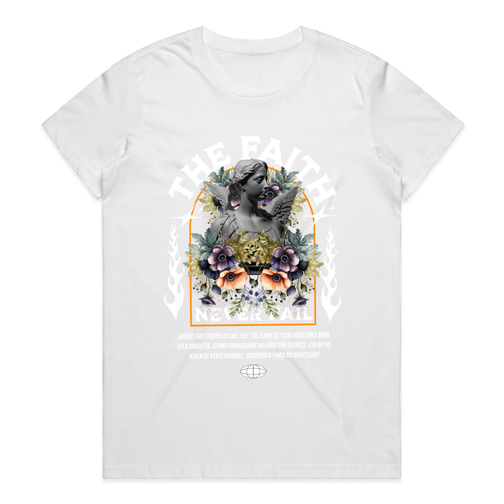 Guardian of Faith: Never Fail Angelic Tee
