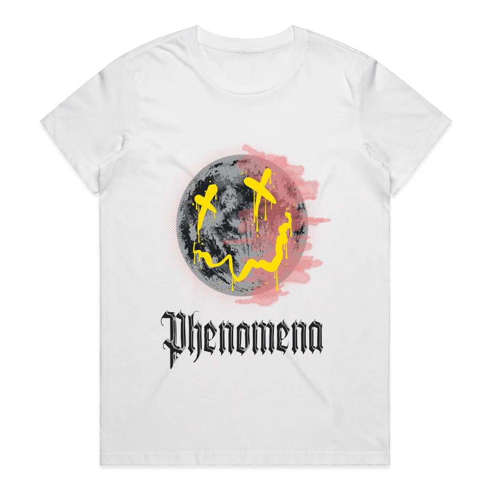 Lunar Phenomena: Cosmic Graffiti Smile Tee