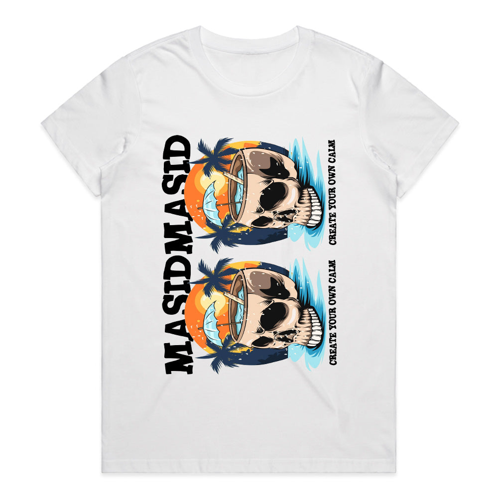 Island Skull Vibes - Chill to the Bone Tee
