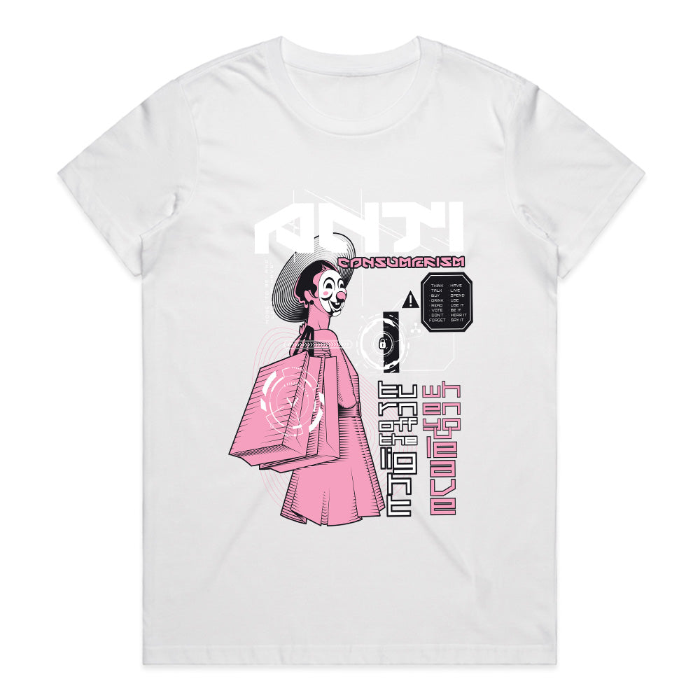 Anti-Consumerism: Digital Dissent Tee