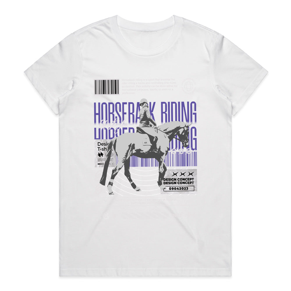 Equestrian Pulse: Horseback Riding Lifestyle Tee