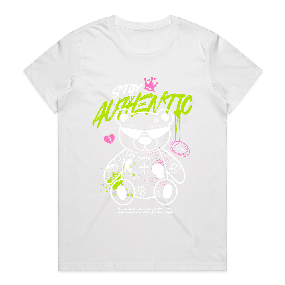 STAY AUTHENTIC: Graffiti Bear Expression Tee