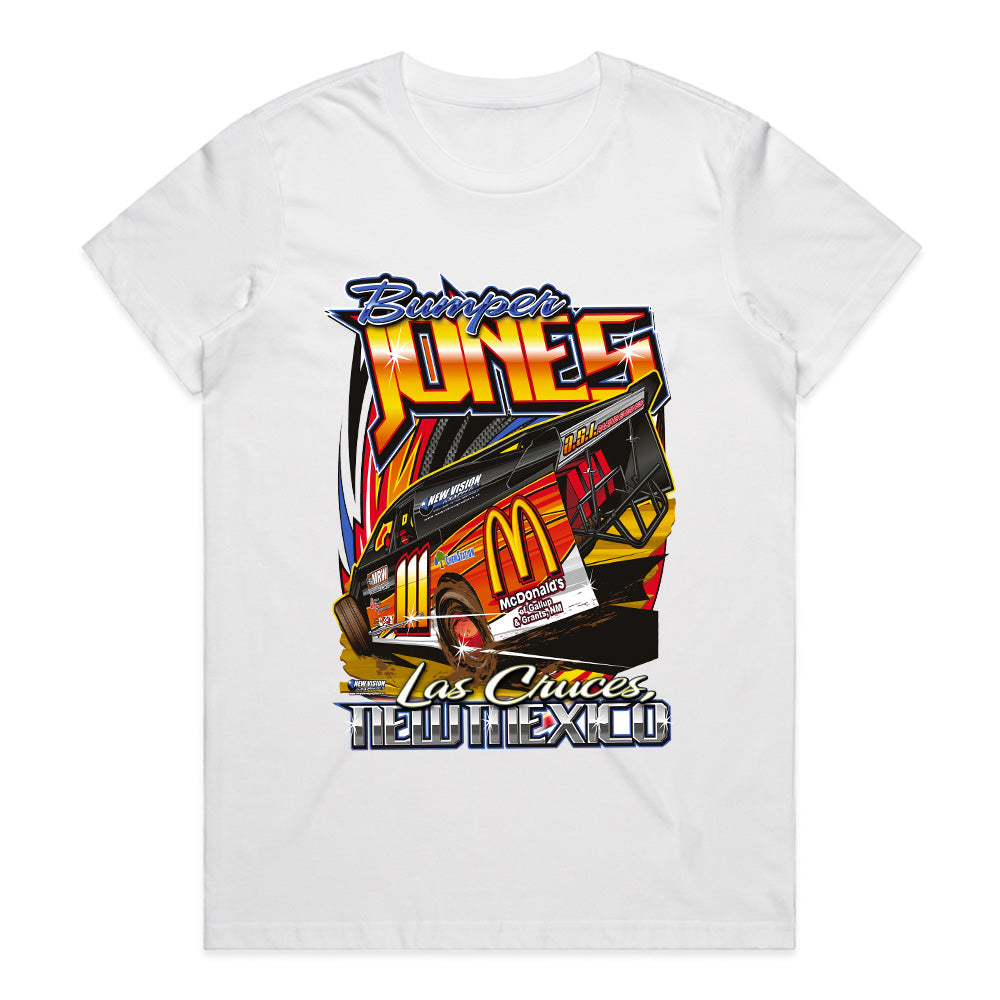 Bumper Jones Dirt Track Legend Tee – Las Cruces Edition