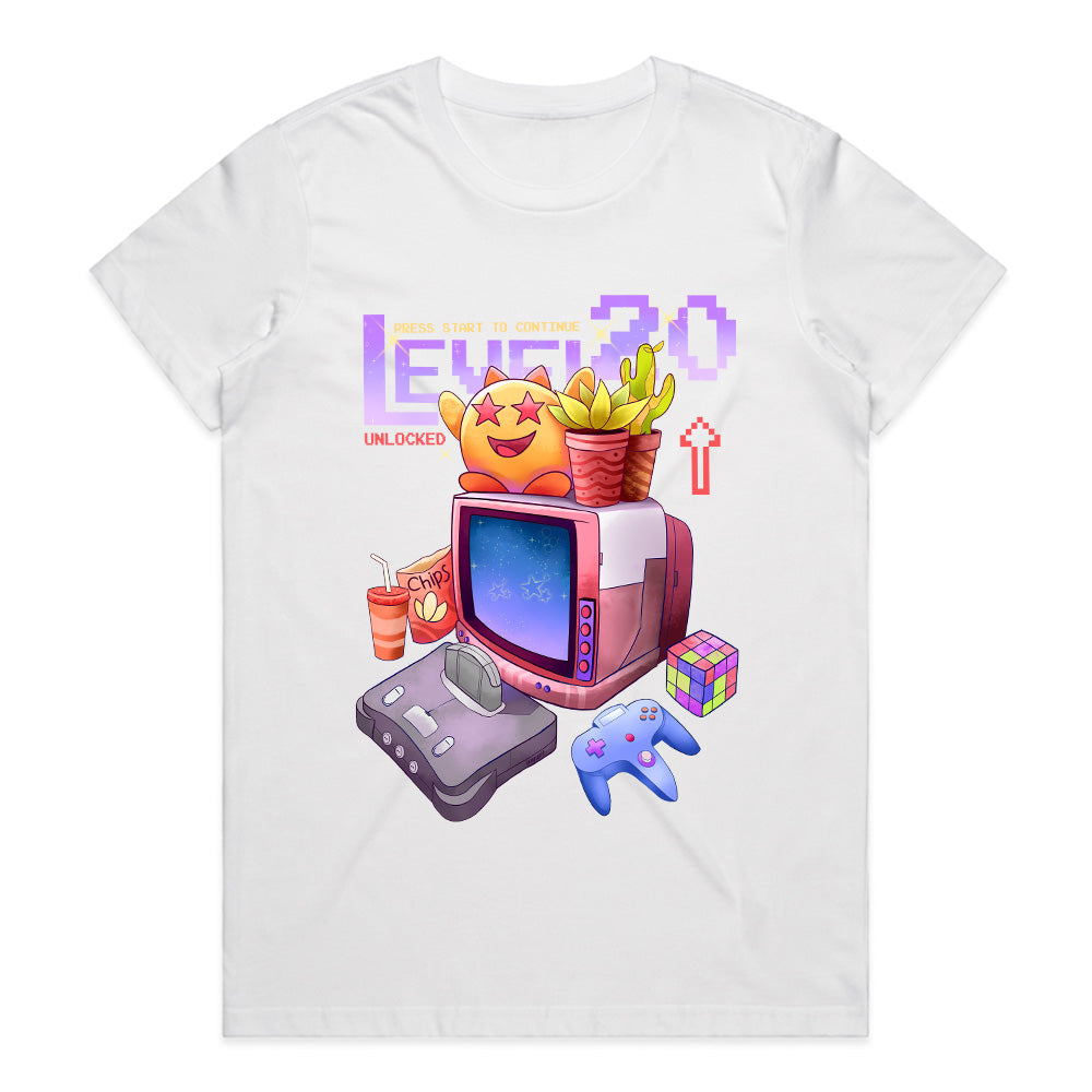 Retro Gamer: Level 20 Unlocked Tee