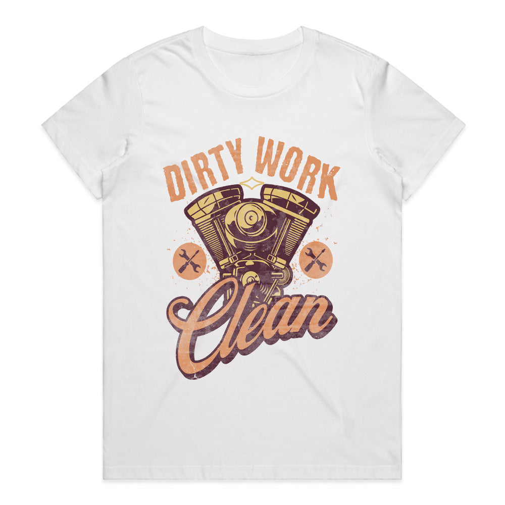 Grease & Glory: Dirty Work, Clean Ride Tee
