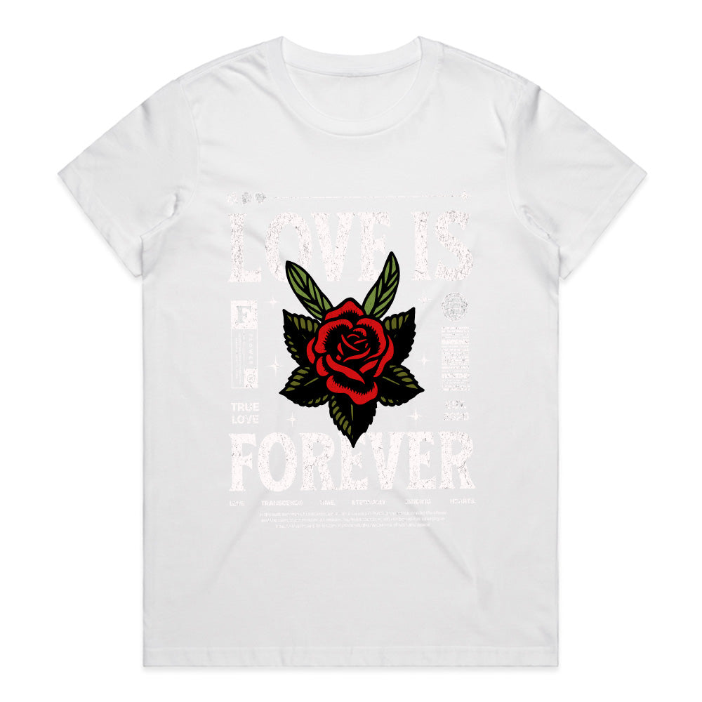 Eternal Bloom: Love Is Forever Tee
