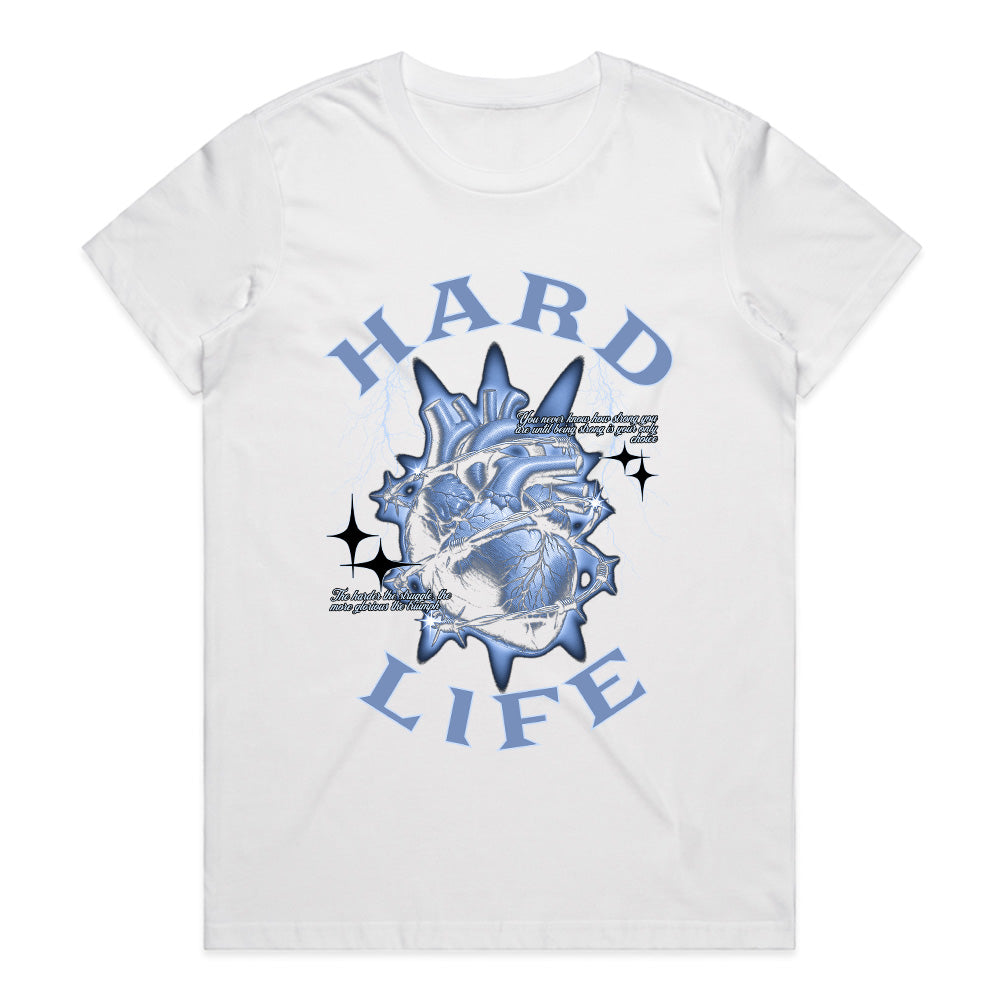 Iron Heart: Hard Life Survival Tee