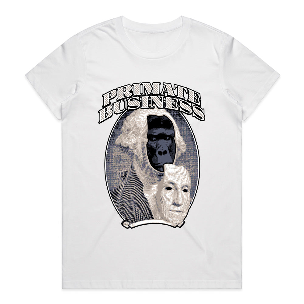 Primate Business: The Ape Behind the Mask Tee
