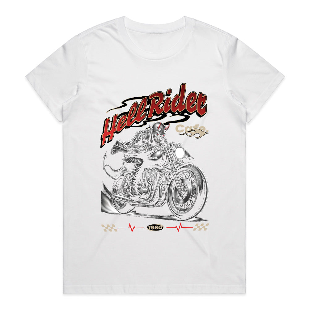 Infernal Velocity: Hell Rider Cafe Tee