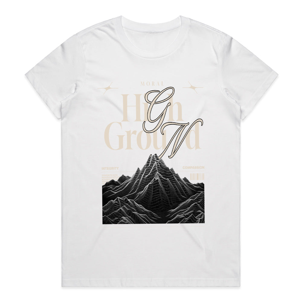 Moral High Ground: Integrity Peaks Tee