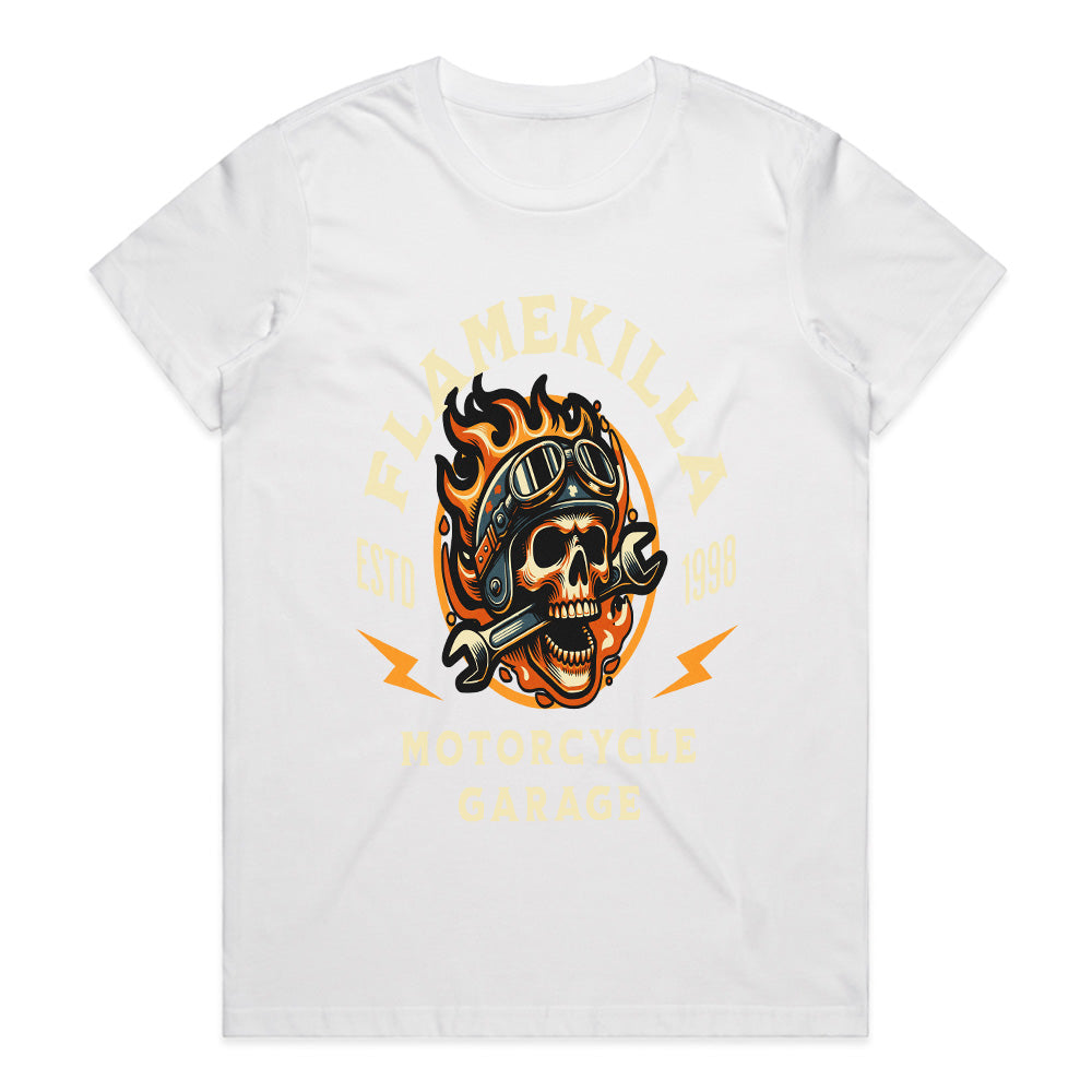 FlameKilla Inferno Skull Garage Tee