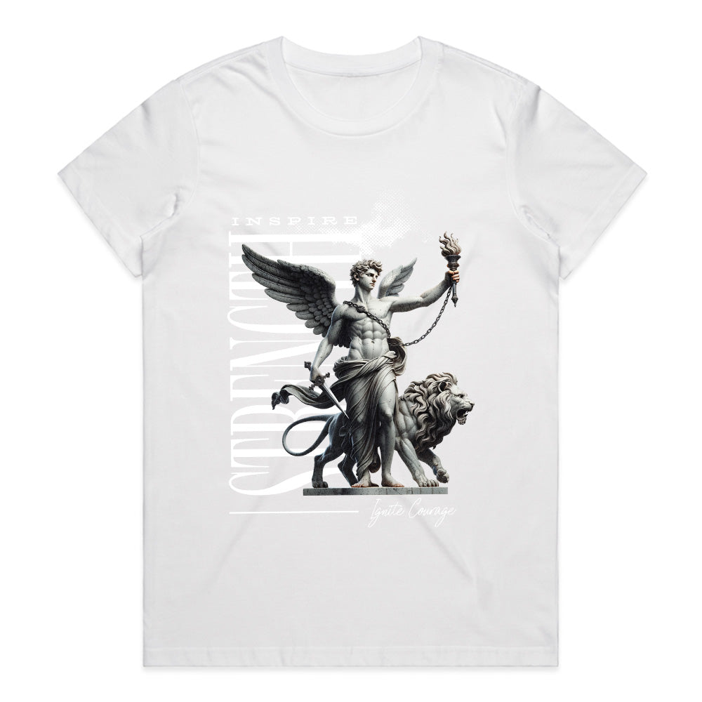 Winged Valor: Strength & Courage Tee