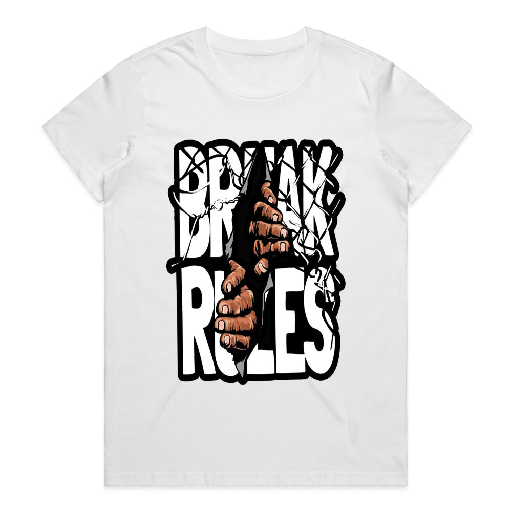 Shatter Limits: Break Rules Rebel Tee