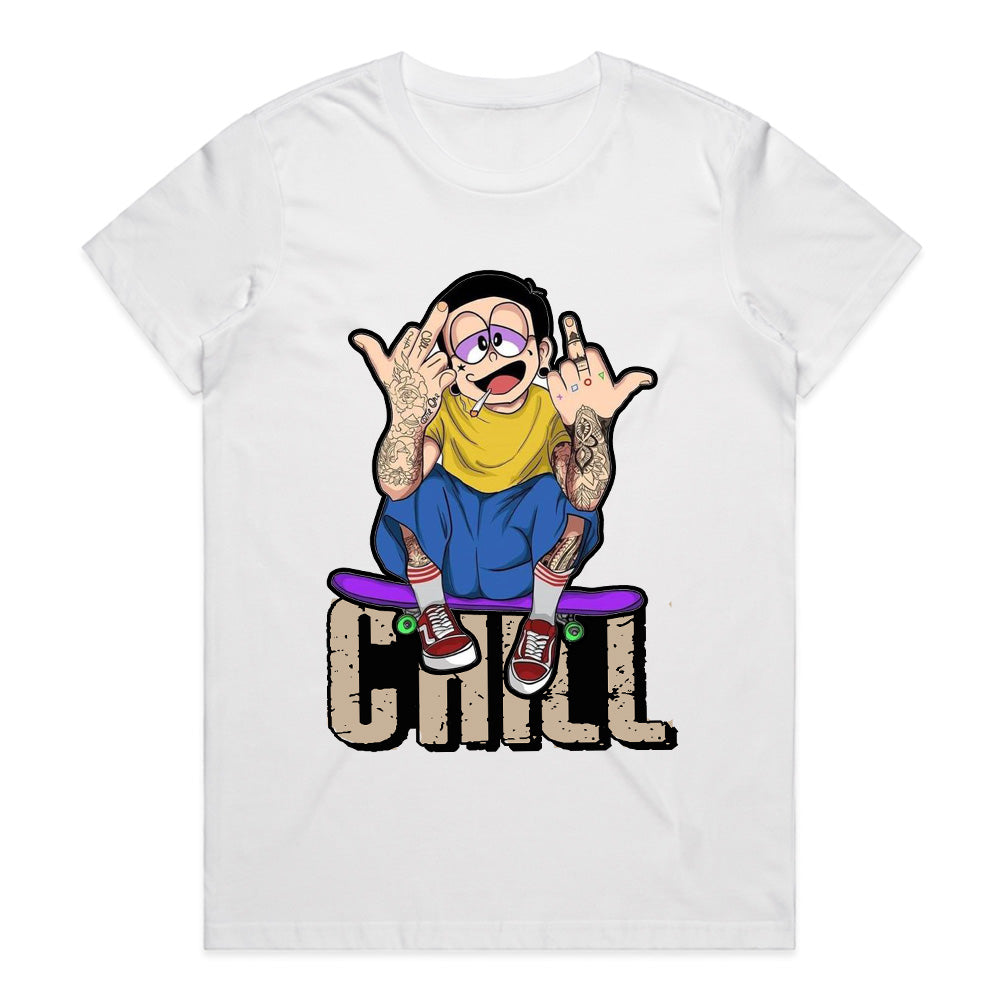 Street Chill: Skater Rebel Attitude Tee