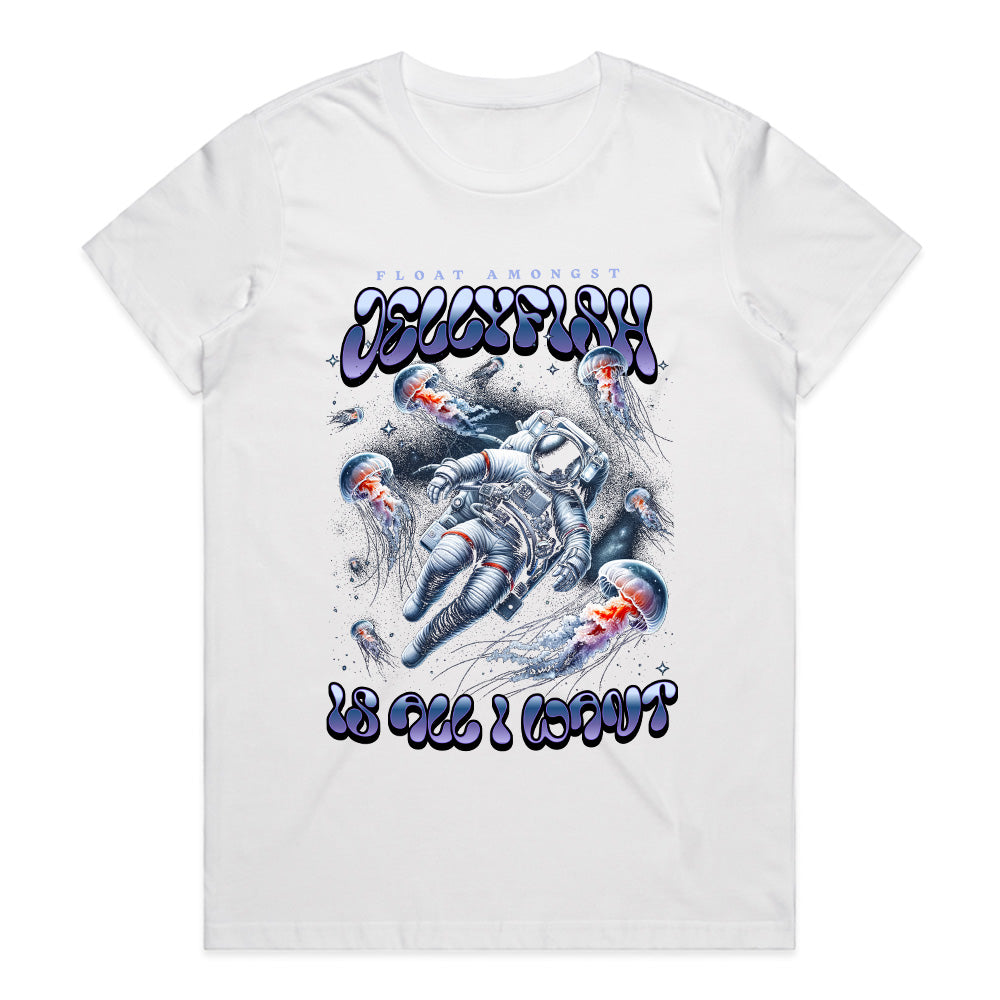 Cosmic Drift Jellyfish Tee