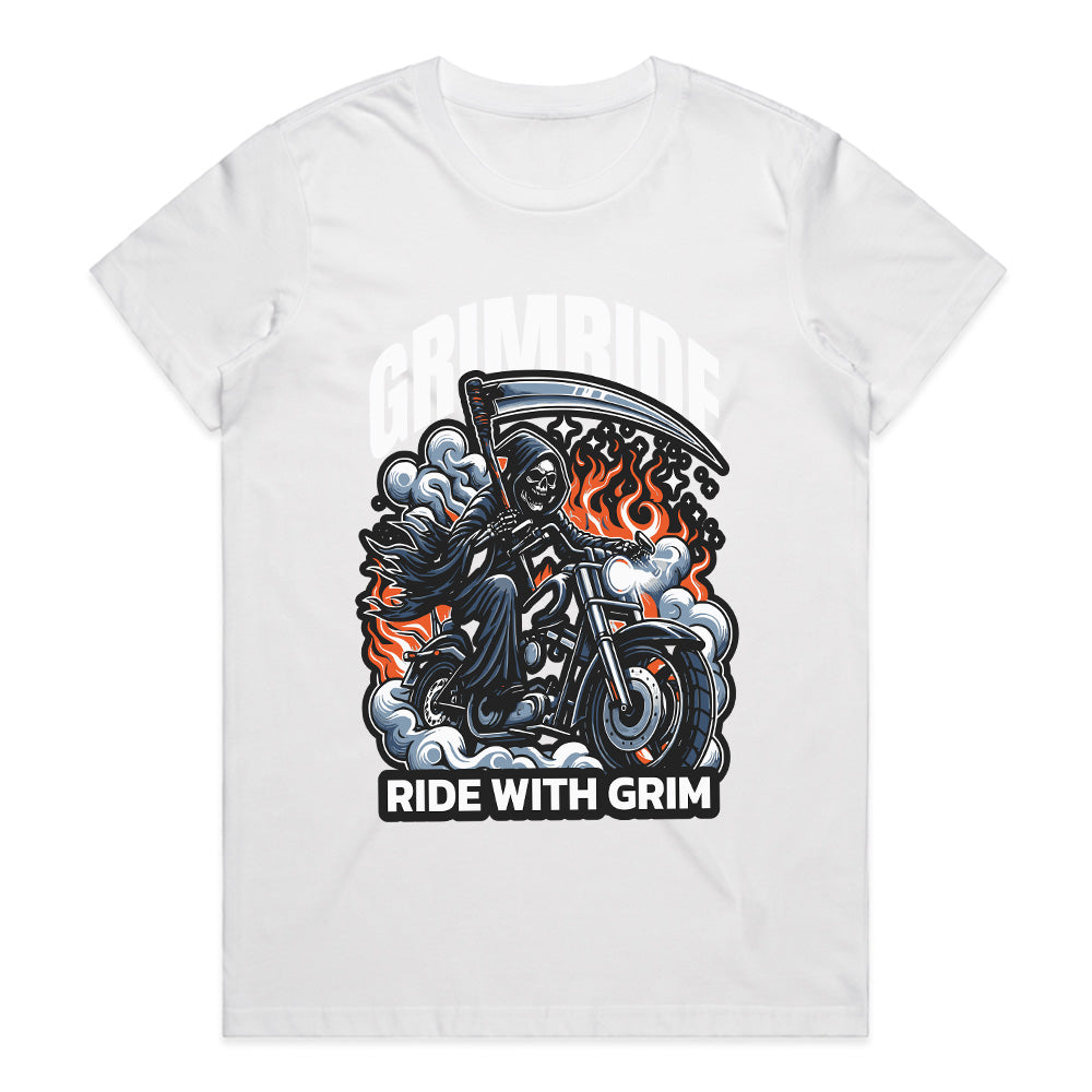 GrimRide: Reaper on Wheels Tee